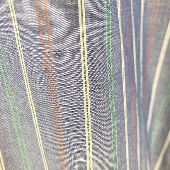 Vintage Wrangler Short Sleeve Pearl Snap Mens 2XL Western Plaid Shirt Dress READ - Picture 8 of 10